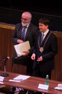Nový starosta Chebu - Ing. Petr Navrátil (vpravo)